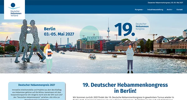 hebammenkongress.de website